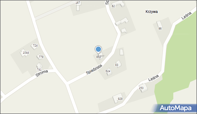 Mazańcowice, Mazańcowice, 832, mapa Mazańcowice