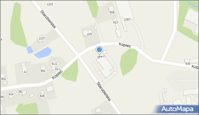 Mazańcowice, Mazańcowice, 877, mapa Mazańcowice