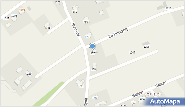 Mazańcowice, Mazańcowice, 907, mapa Mazańcowice