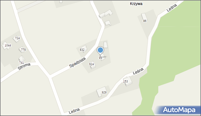 Mazańcowice, Mazańcowice, 93, mapa Mazańcowice