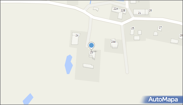 Mazanki, Mazanki, 23, mapa Mazanki