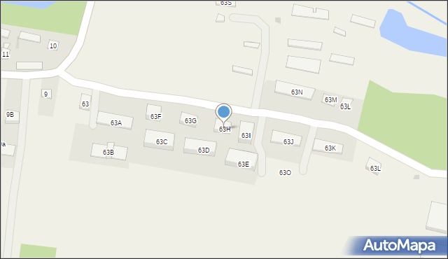 Mazanów, Mazanów, 63H, mapa Mazanów