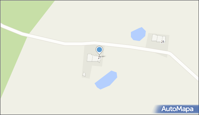 Mażany, Mażany, 27, mapa Mażany