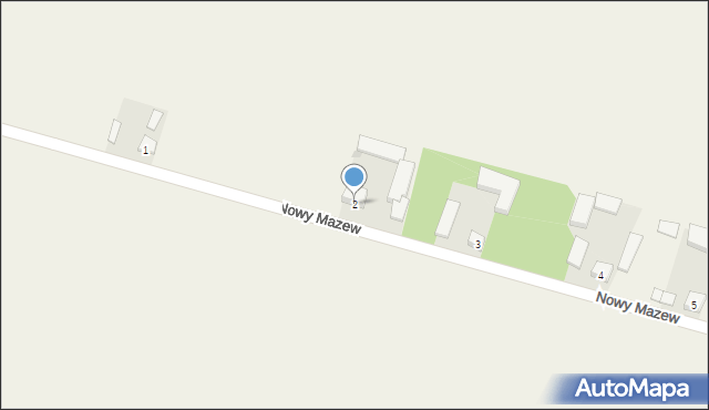 Mazew, Mazew, 2, mapa Mazew