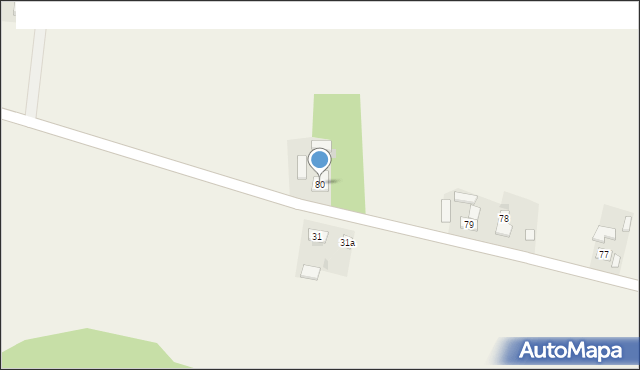 Mazew, Mazew, 80, mapa Mazew