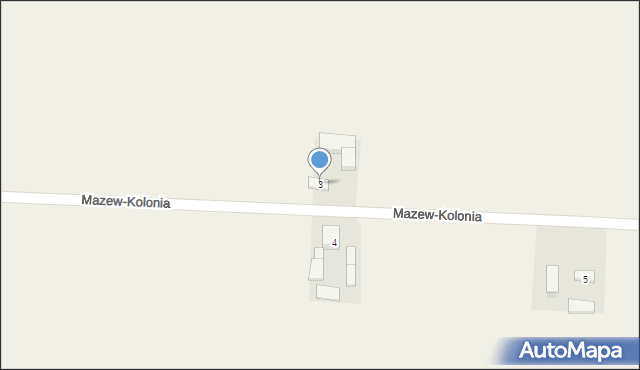 Mazew-Kolonia, Mazew-Kolonia, 3, mapa Mazew-Kolonia
