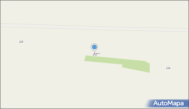 Mazewo Dworskie A, Mazewo Dworskie A, 102, mapa Mazewo Dworskie A