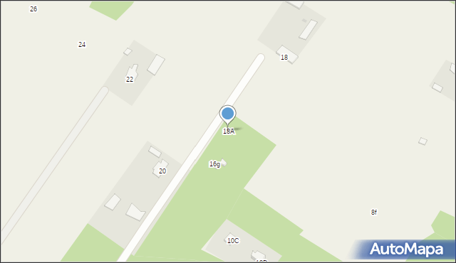 Mazewo Dworskie A, Mazewo Dworskie A, 18A, mapa Mazewo Dworskie A