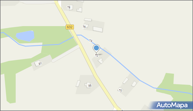 Mazewo Dworskie A, Mazewo Dworskie A, 72, mapa Mazewo Dworskie A