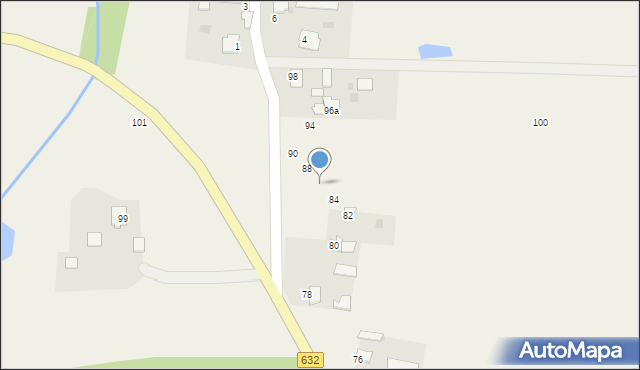 Mazewo Dworskie A, Mazewo Dworskie A, 86, mapa Mazewo Dworskie A