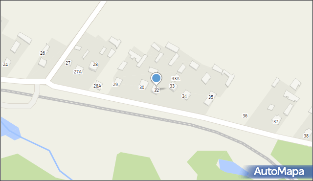Maziły, Maziły, 32, mapa Maziły