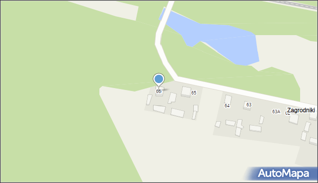 Maziły, Maziły, 66, mapa Maziły