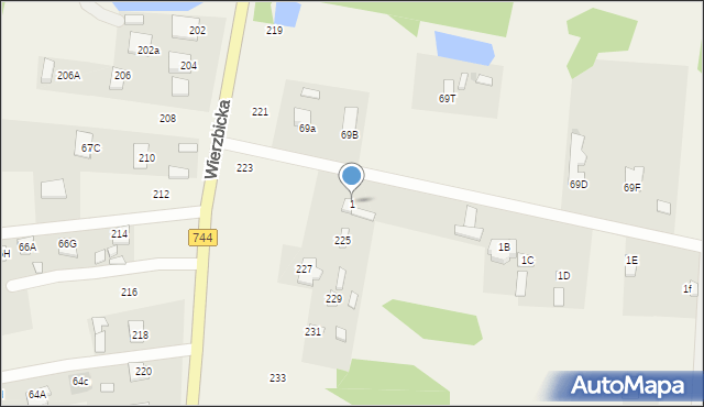 Mazowszany, Mazowszany, 1, mapa Mazowszany