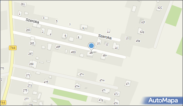 Mazowszany, Mazowszany, 46l, mapa Mazowszany