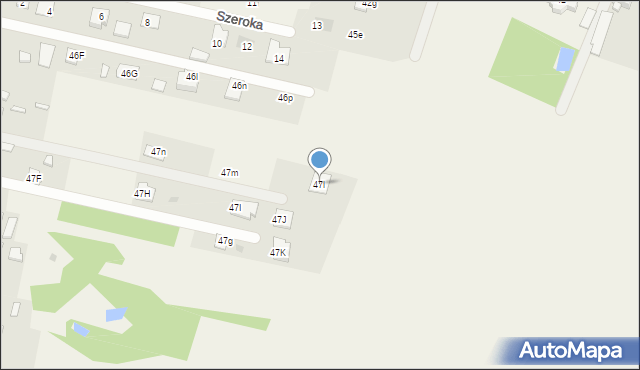 Mazowszany, Mazowszany, 47l, mapa Mazowszany