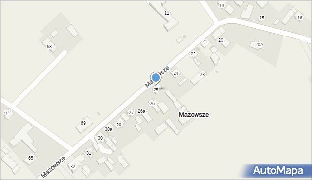 Mazowsze, Mazowsze, 25, mapa Mazowsze