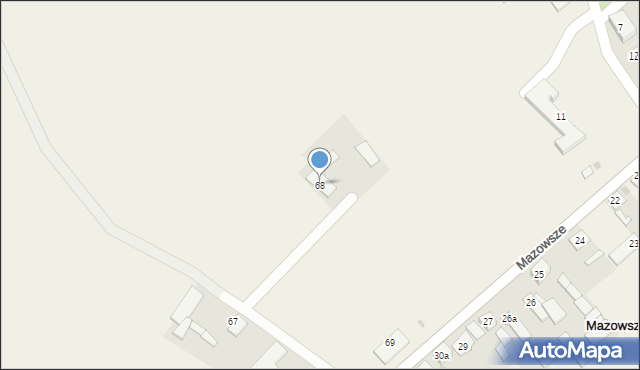 Mazowsze, Mazowsze, 68, mapa Mazowsze
