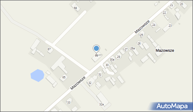 Mazowsze, Mazowsze, 69, mapa Mazowsze
