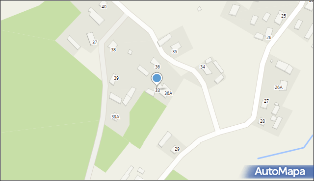 Mazuchówka, Mazuchówka, 33, mapa Mazuchówka