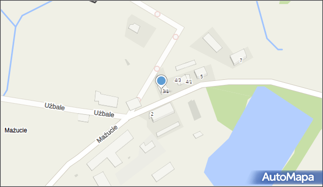 Mażucie, Mażucie, 3/2, mapa Mażucie