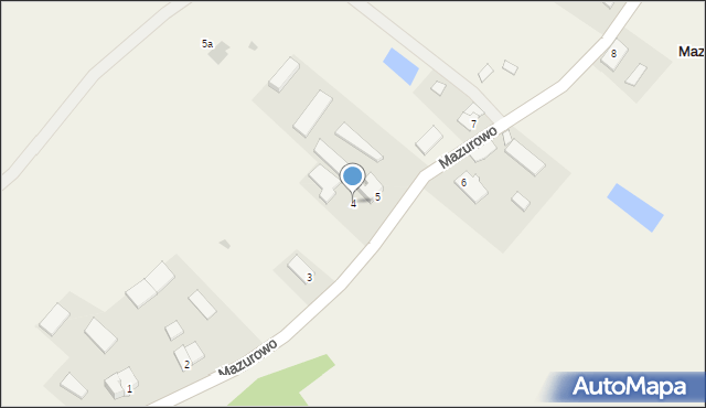 Mazurowo, Mazurowo, 4, mapa Mazurowo