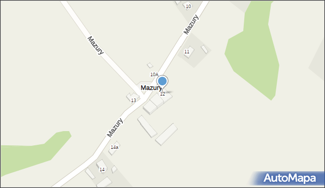Mazury, Mazury, 12, mapa Mazury