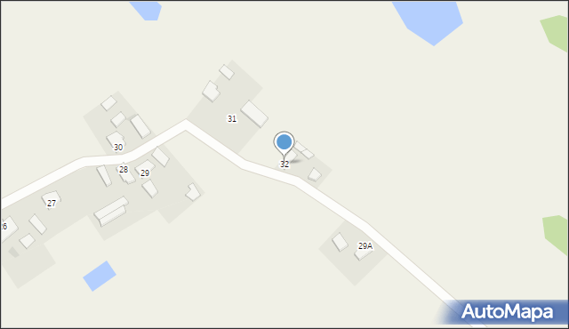 Mazury, Mazury, 32, mapa Mazury