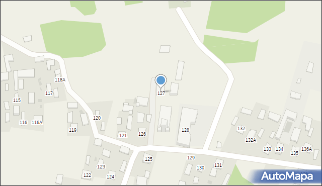 Mazury, Mazury, 127, mapa Mazury