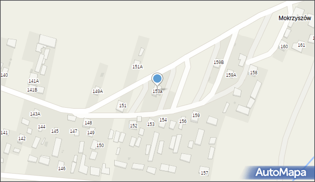 Mazury, Mazury, 153a, mapa Mazury