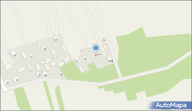 Mazury, Mazury, 43, mapa Mazury