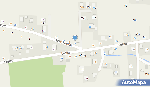 Michałowice, Mały Kraków, 6, mapa Michałowice