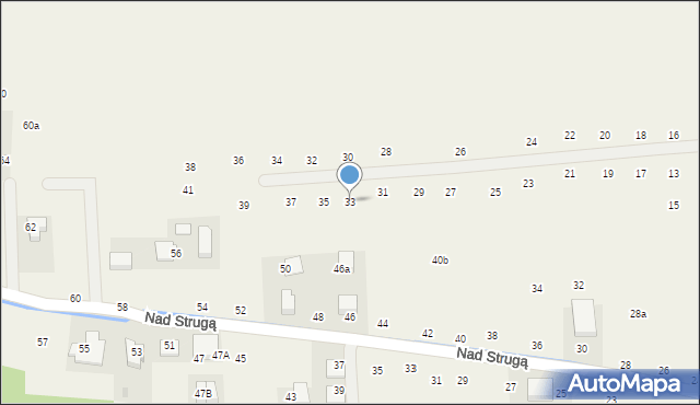 Michałowice, Marcowa, 33, mapa Michałowice