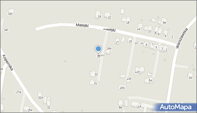 Miechów, Matejki Jana, 35, mapa Miechów