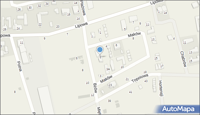 Mielenko, Maków, 2, mapa Mielenko