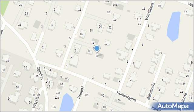 Mierzyn, Marcepanowa, 10, mapa Mierzyn