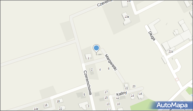 Mierzyn, Margaretki, 3, mapa Mierzyn