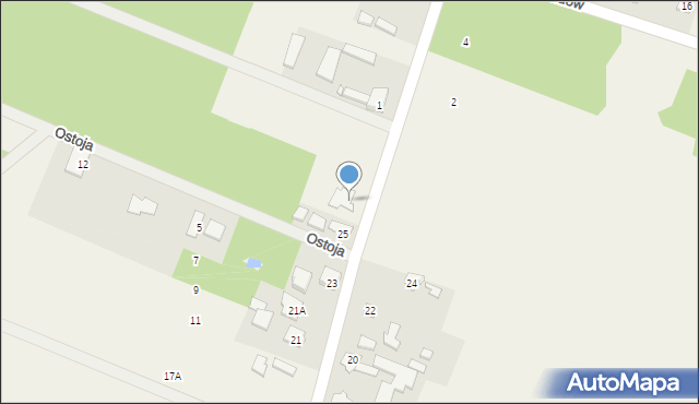 Mieszkowo, Malinowa, 27, mapa Mieszkowo