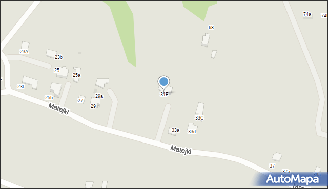 Mikołów, Matejki Jana, 31F, mapa Mikołów