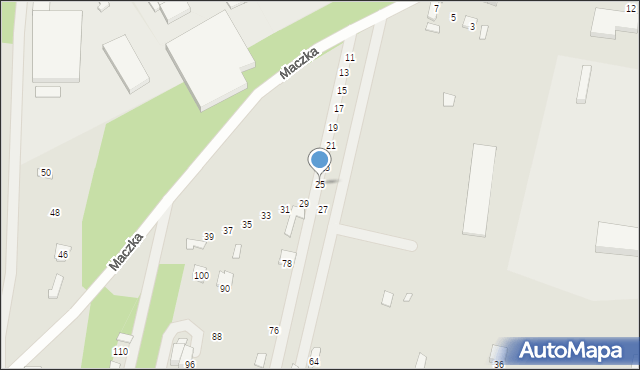 Mińsk Mazowiecki, Maczka Stanisława, gen., 25, mapa Mińsk Mazowiecki