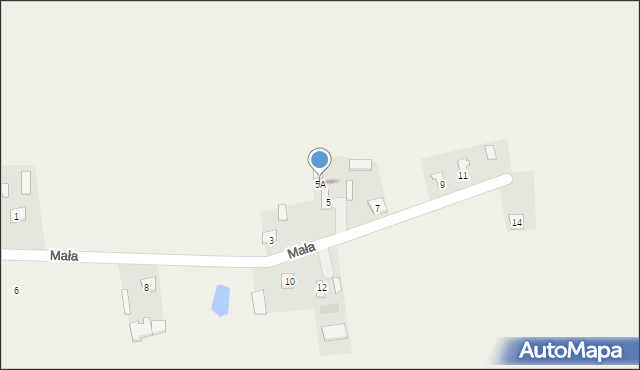 Mircze, Mała, 5A, mapa Mircze