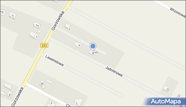 Moczkowo, Makowa, 6, mapa Moczkowo