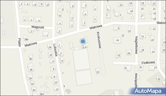 Modrzyca, Makowa, 3, mapa Modrzyca