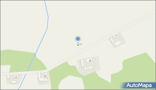 Mokra, Małowice, 22, mapa Mokra