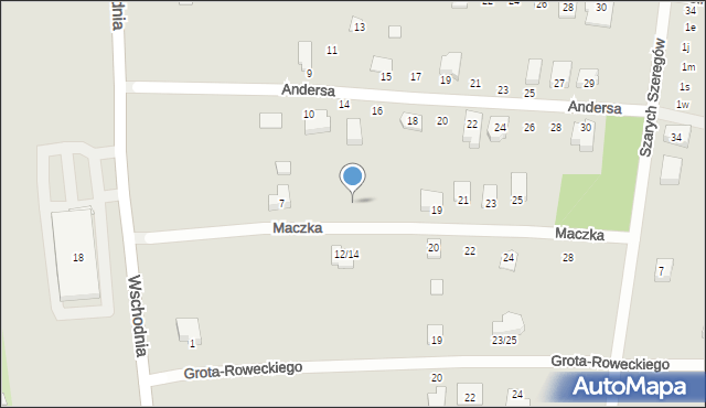 Mszczonów, Maczka Stanisława, gen., 13, mapa Mszczonów
