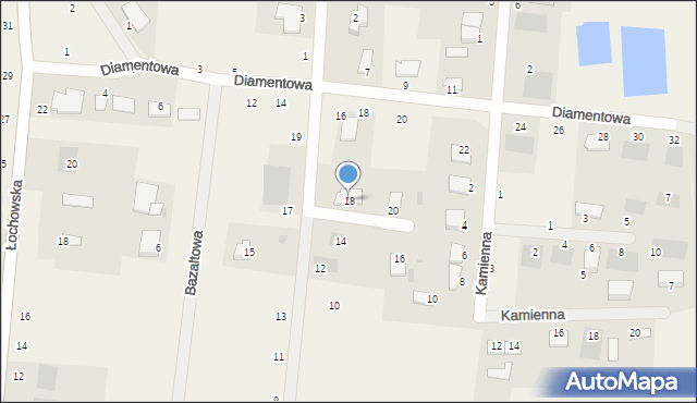 Murowaniec, Marmurowa, 18, mapa Murowaniec