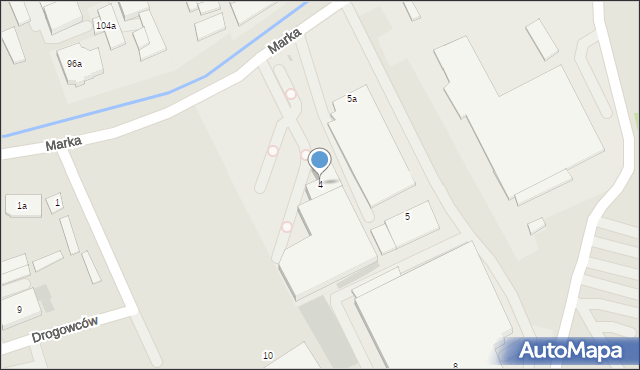 Myślenice, Marka Andrzeja, burm., 4, mapa Myślenice
