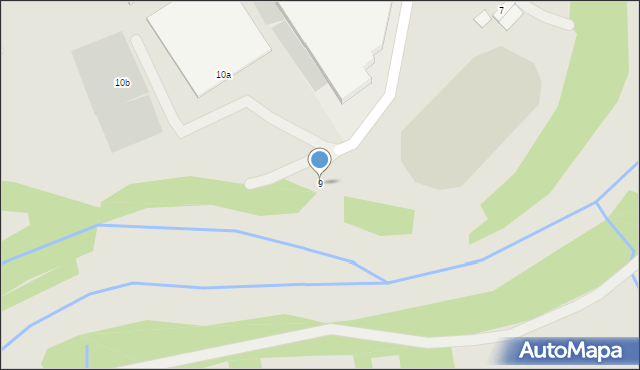 Myślenice, Marka Andrzeja, burm., 9, mapa Myślenice