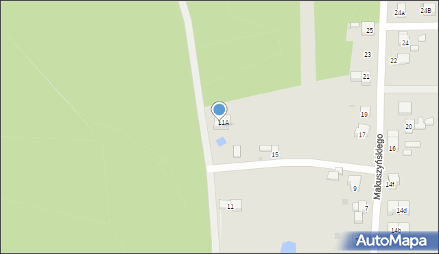 Mysłowice, Makuszyńskiego Kornela, 13, mapa Mysłowice