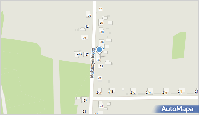 Mysłowice, Makuszyńskiego Kornela, 32, mapa Mysłowice