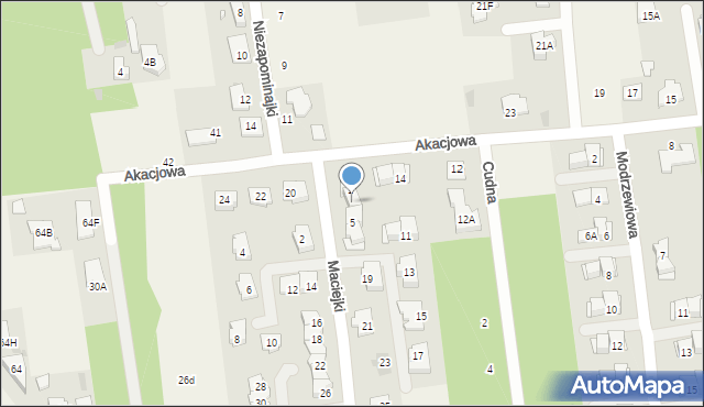 Nadarzyn, Maciejki, 3, mapa Nadarzyn